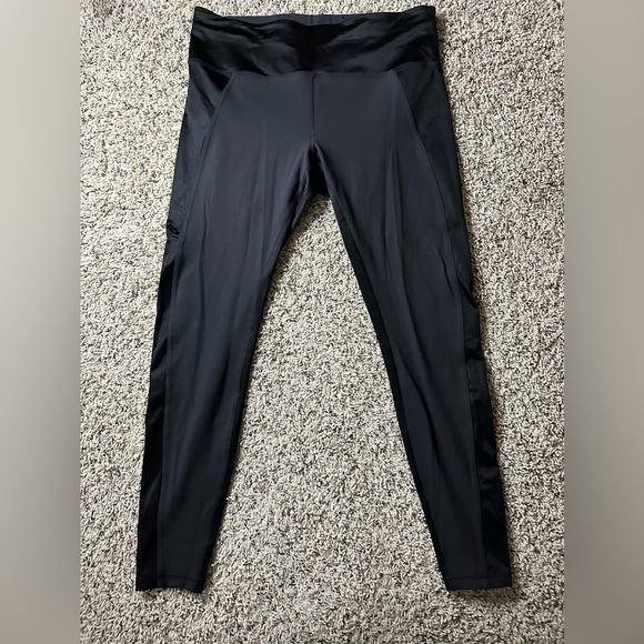lululemon athletica Pants - Lululemon Wunder Train high rise Satin Panels leggings, size 12